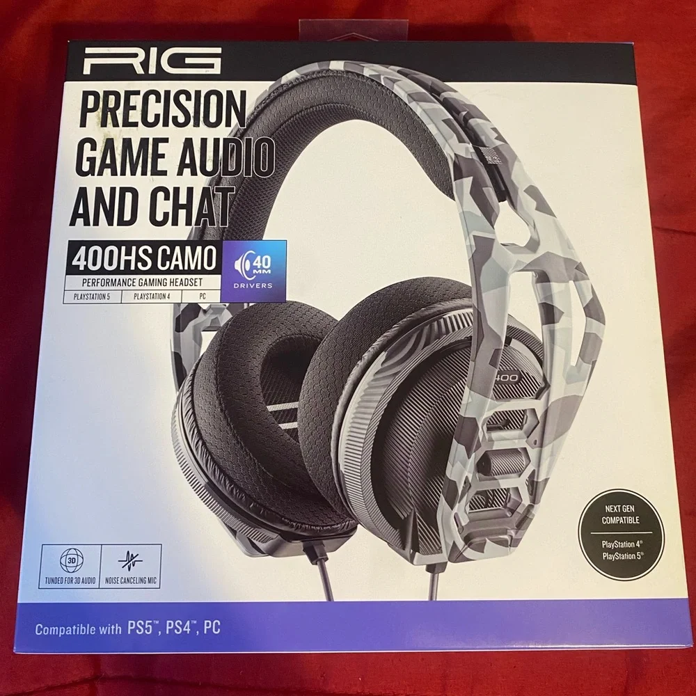 RIG- PRECISION AUIDO AND GAME HEADSET
